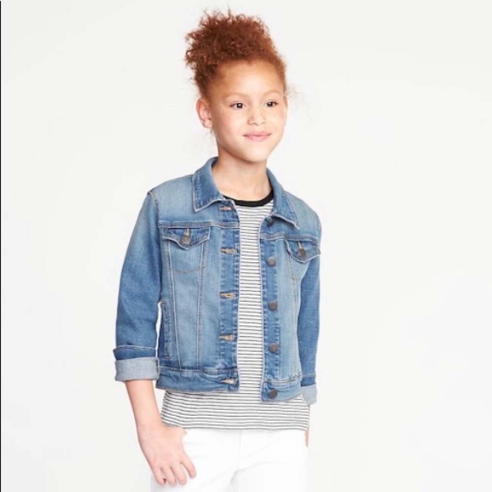 Medium Indigo Jean Jacket for Girls